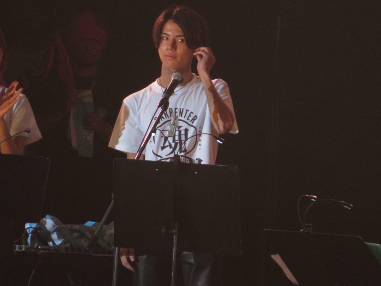 「八王子ダマシイ　Festival＆Carnival 2023」木梨憲武ステージでコーラスを務めた西城秀樹さんの長男木本慎之介さん