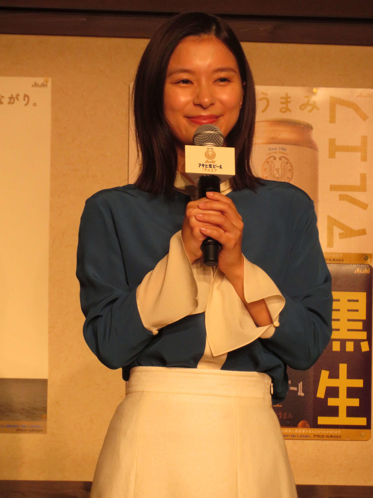 「日本のみなさん、おつかれ生です。プロジェクト～全国1000万人のまろやか体験会～」PR発表会に登場した芳根京子
