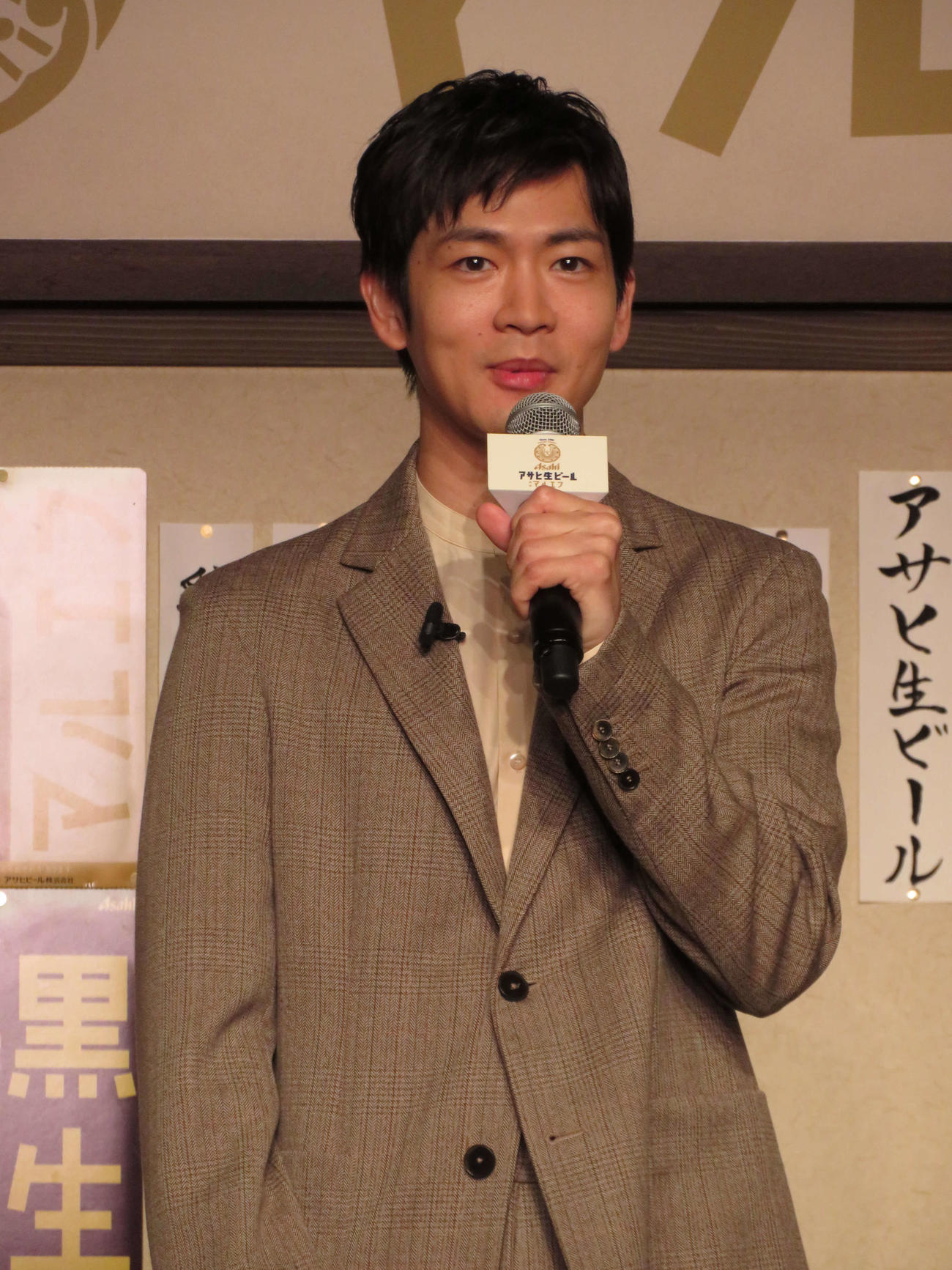 「日本のみなさん、おつかれ生です。プロジェクト～全国1000万人のまろやか体験会～」PR発表会に登場した松下洸平