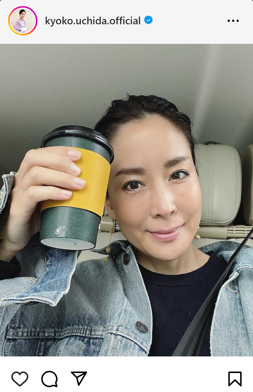 内田恭子のインスタグラムから