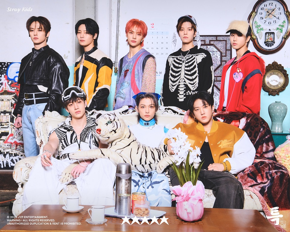 K－POP歴代初動売上最高記録を達成したStray Kids（C）JYP Entertainment