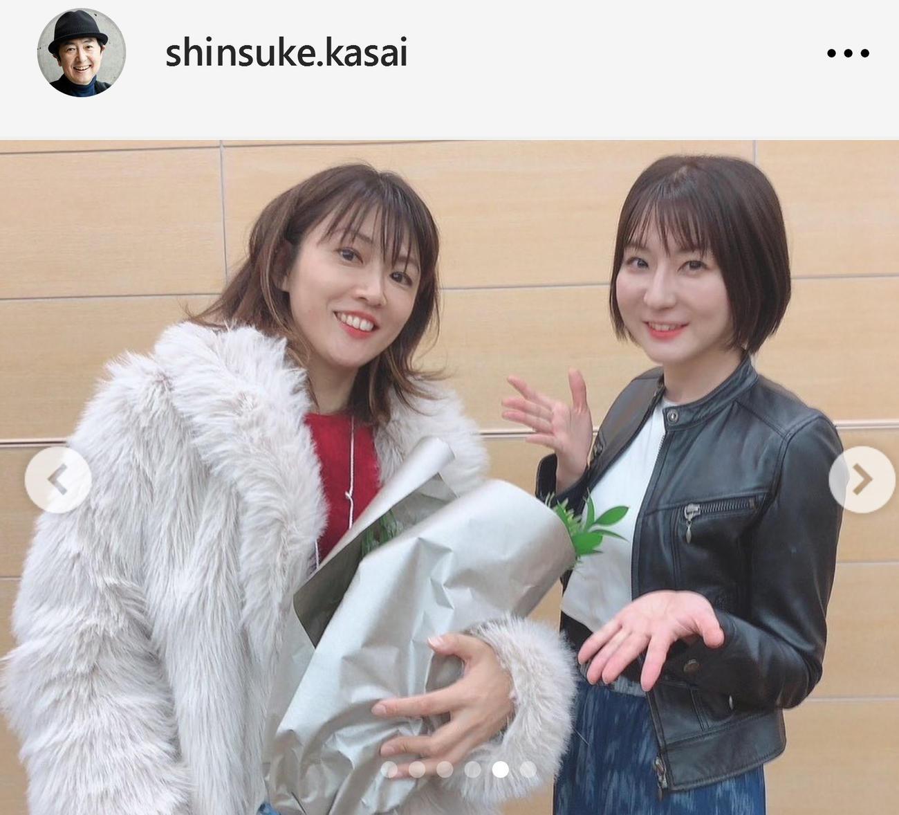 笠井信輔のインスタグラムから