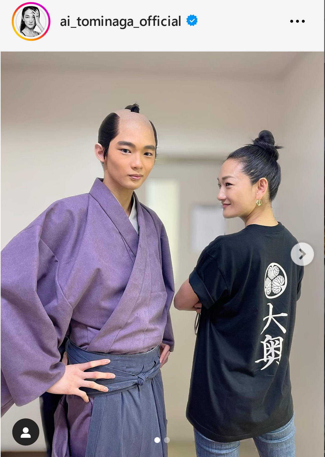 冨永愛のインスタグラムから