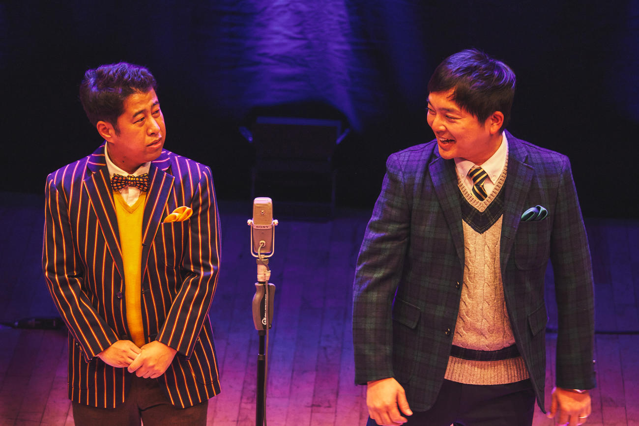 単独ライブ「FANG！」を開いたウエストランドの井口浩之（左）と河本太
