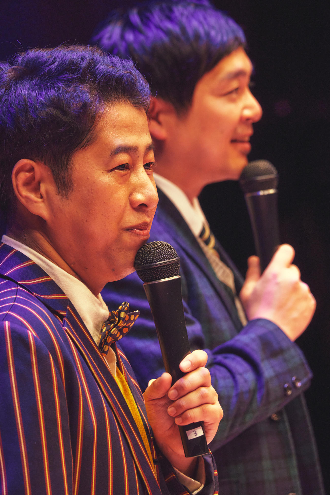 単独ライブ「FANG！」を開いたウエストランドの井口浩之（左）と河本太