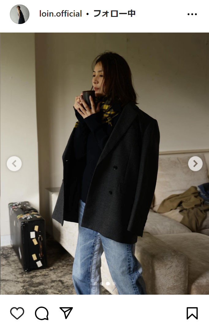 井川遥のインスタグラムから