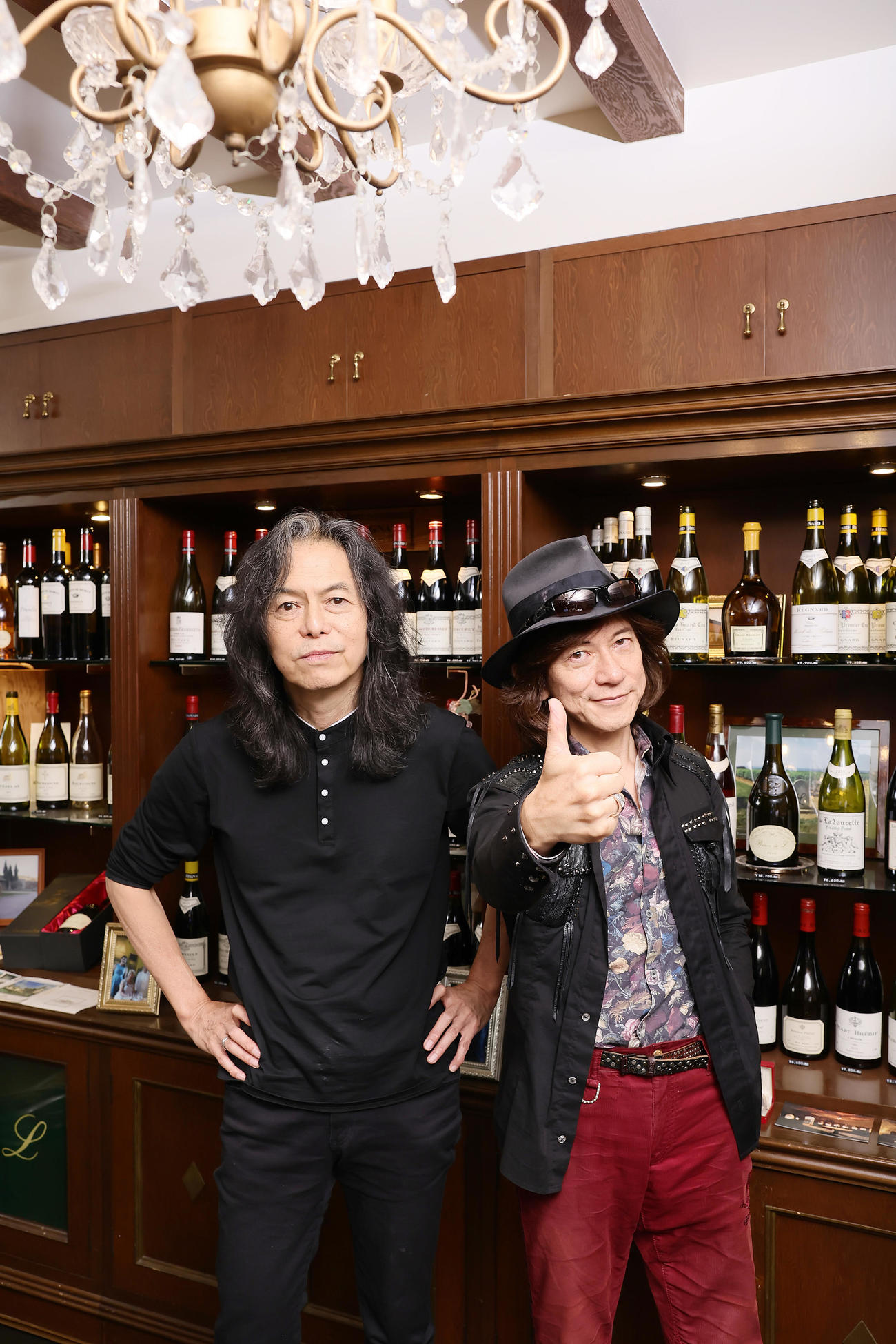 「ロックンロール」な生きざまを語ったDiamond Shakeのダイアモンド☆ユカイ（右）と木暮“shake”武彦（2023年10月撮影）