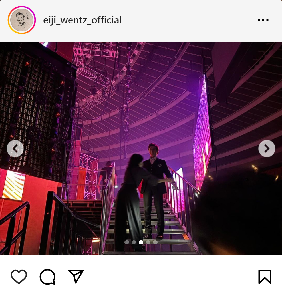 ウエンツ瑛士のインスタグラムから