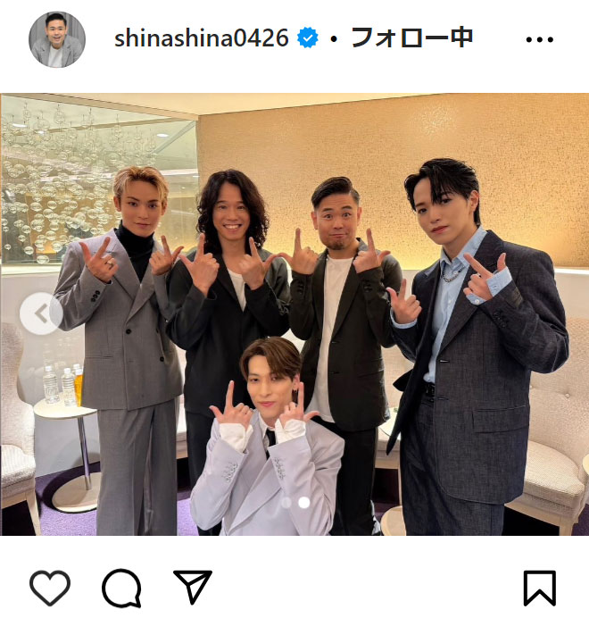 品川祐のインスタグラムから