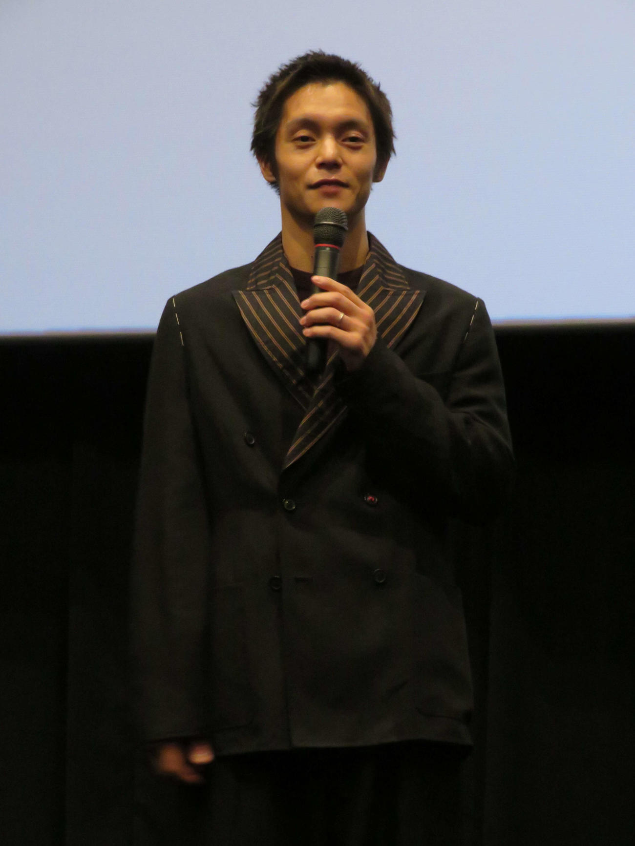映画「愛にイナズマ」ティーチインイベントに出席した窪田正孝（撮影・村上幸将）
