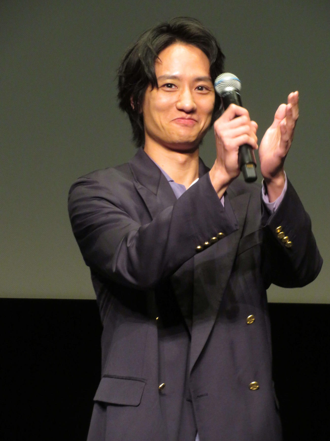 「デビュー10周年記念　藤原季節特集in TAMA」に登壇した藤原季節（撮影・村上幸将）