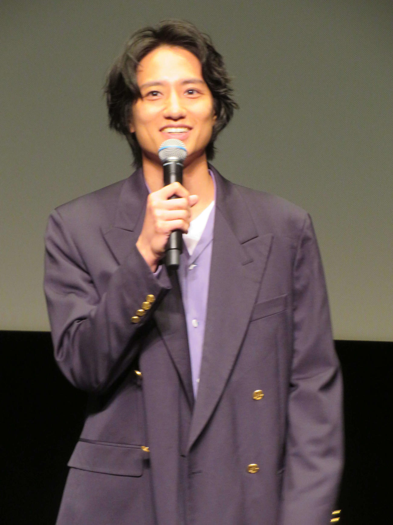 「デビュー10周年記念　藤原季節特集in TAMA」に登壇した藤原季節（撮影・村上幸将）