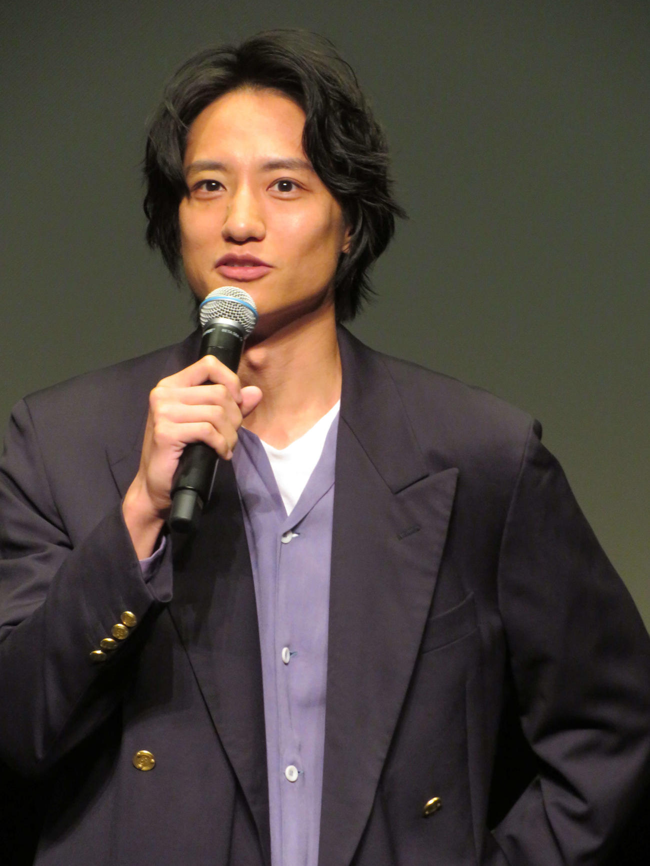 「デビュー10周年記念　藤原季節特集in TAMA」に登壇した藤原季節（撮影・村上幸将）