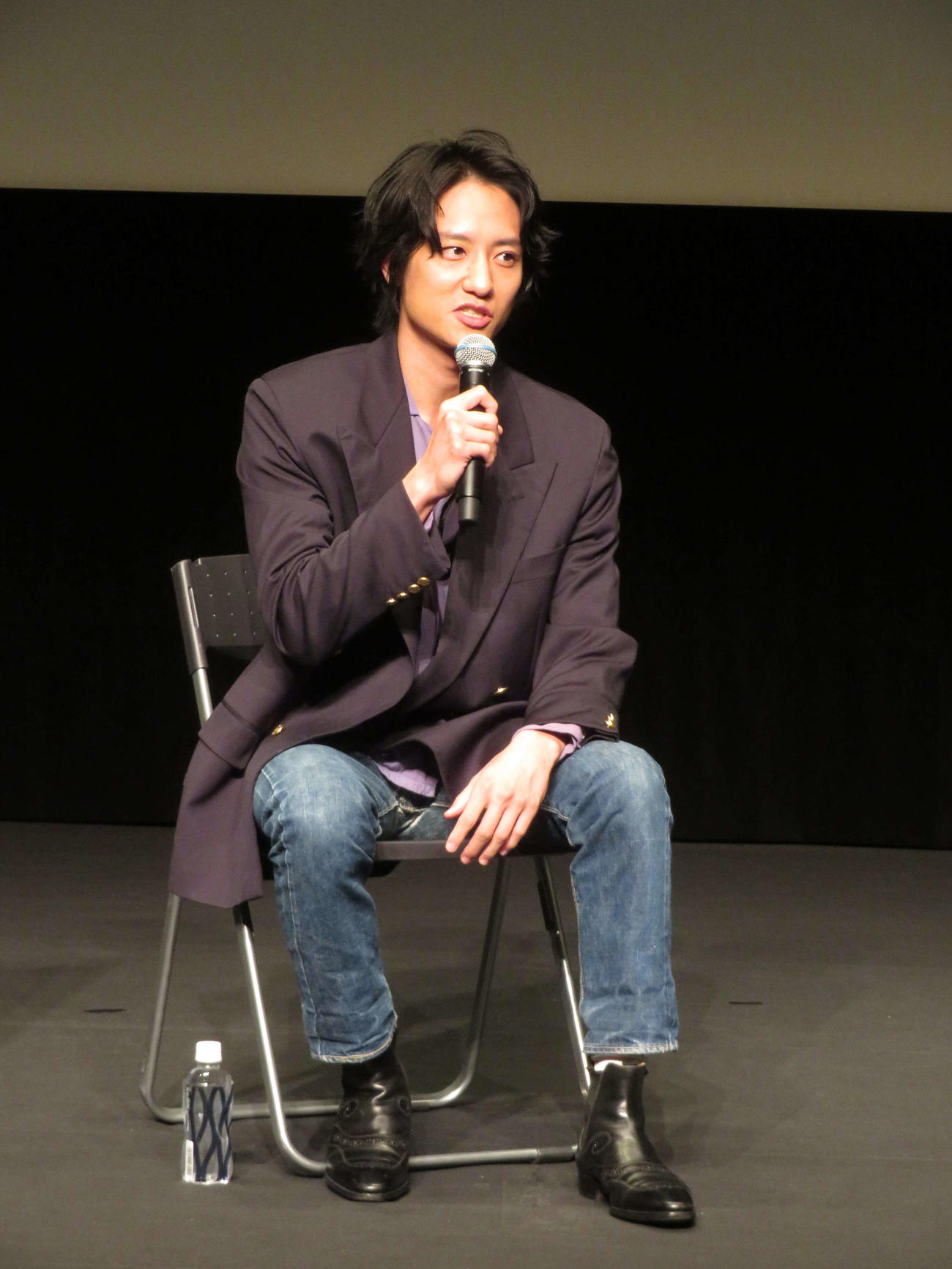 「デビュー10周年記念　藤原季節特集in TAMA」に登壇した藤原季節（撮影・村上幸将）
