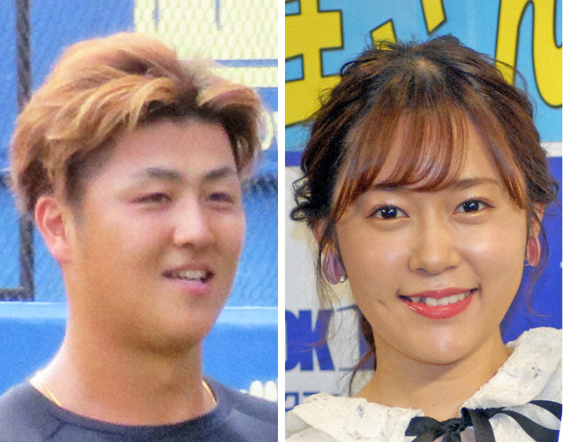 ロッテ山口航輝と多田愛佳