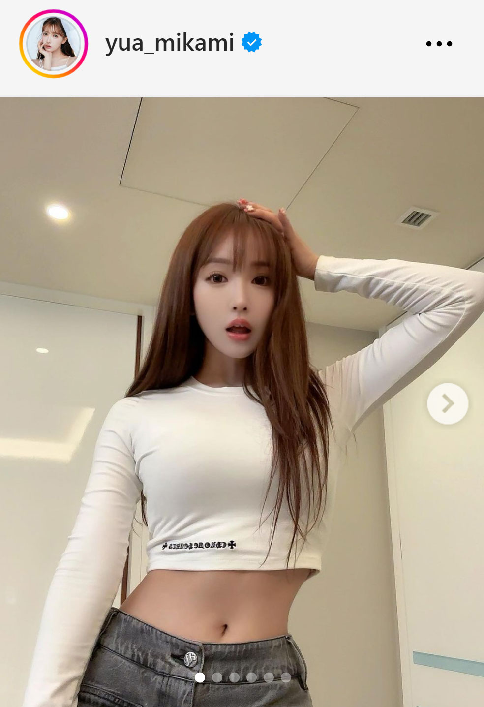 三上悠亜のインスタグラムから