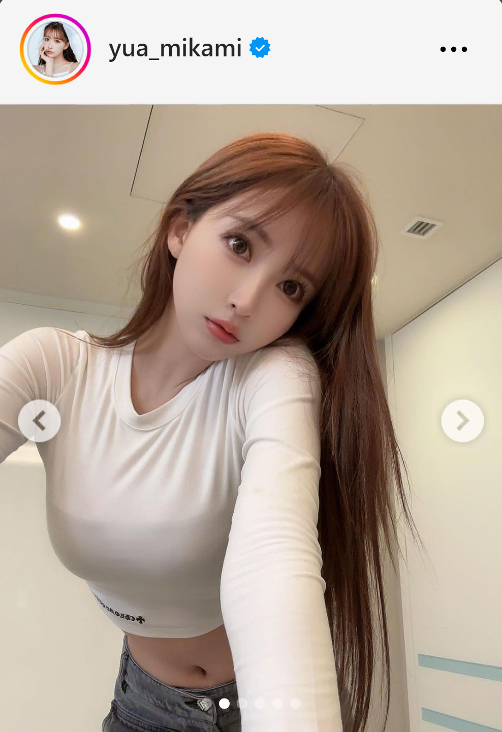 三上悠亜のインスタグラムから