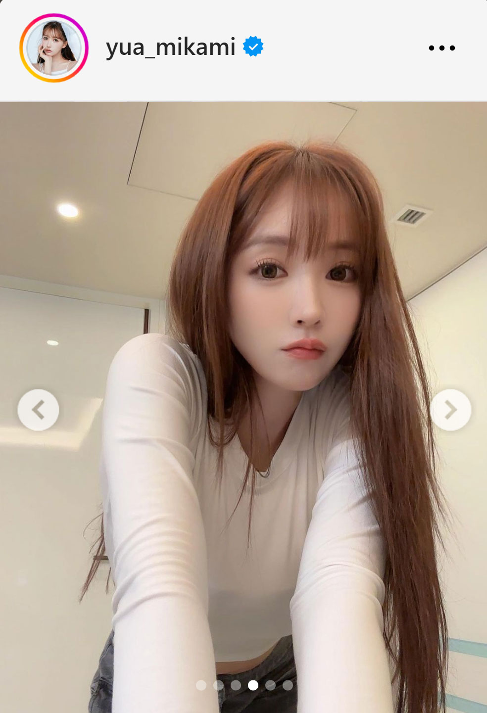 三上悠亜のインスタグラムから