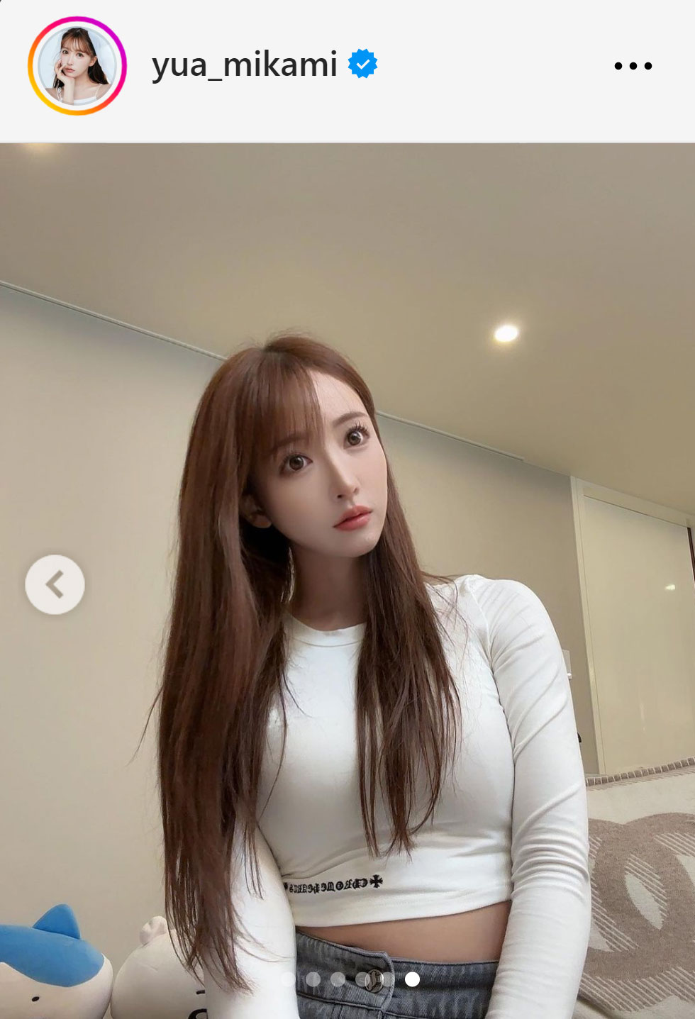 三上悠亜のインスタグラムから