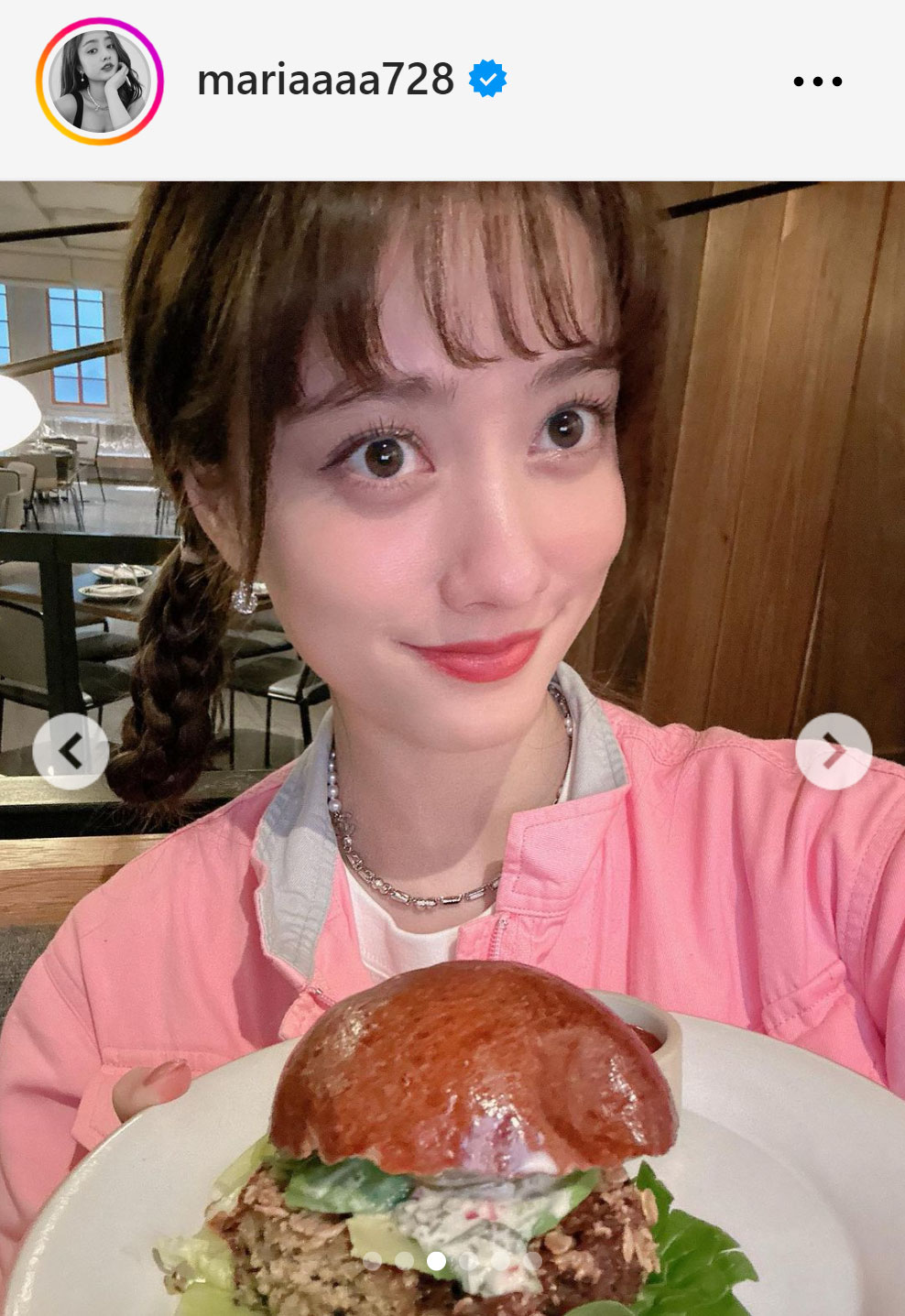 谷まりあのインスタグラムから