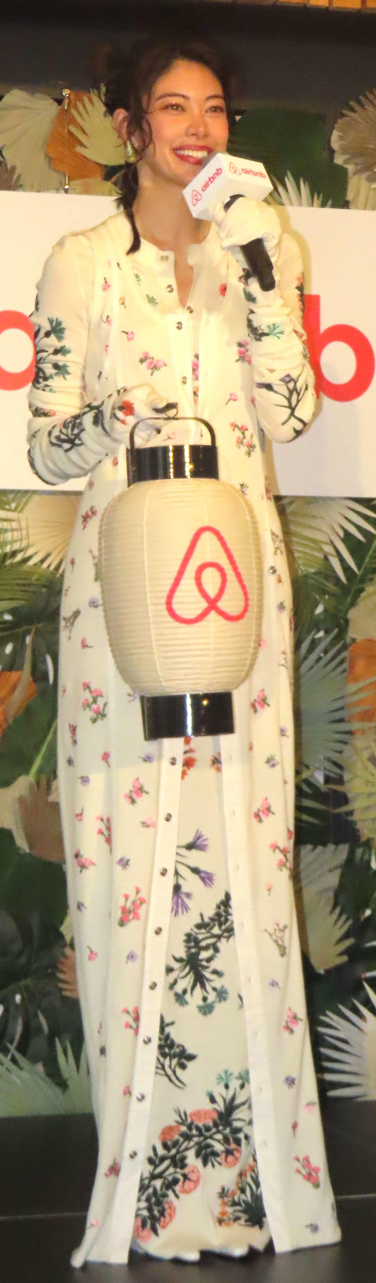 Airbnb Japan「開放的な旅」PRイベントに出席した森星