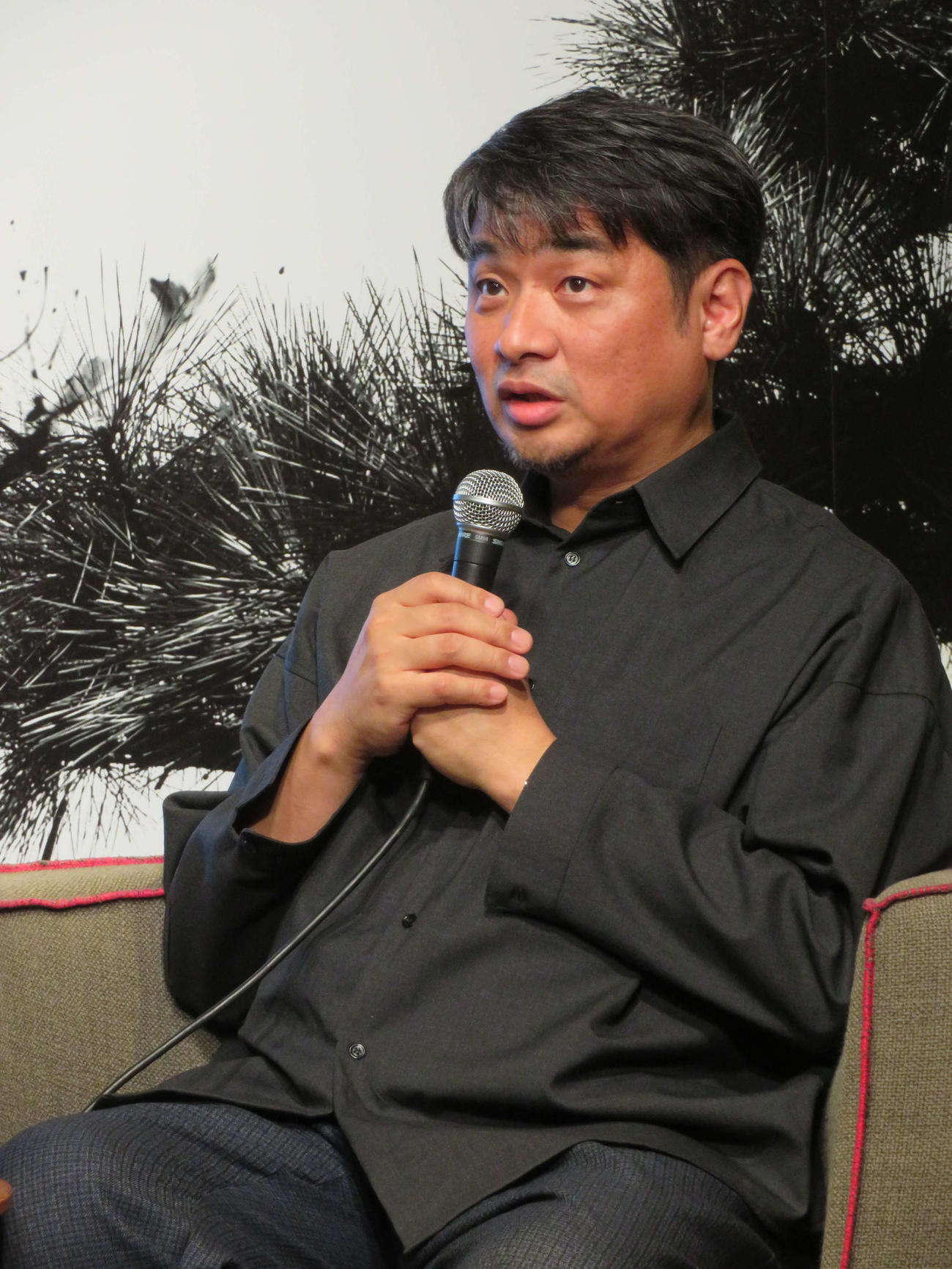 トークイベントを開いた映画「PERFECT DAYS」共同脚本・プロデュースの高崎卓馬氏（撮影・村上幸将）