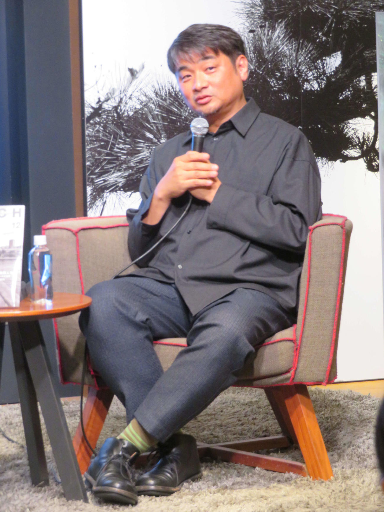トークイベントを開いた映画「PERFECT DAYS」共同脚本・プロデュースの高崎卓馬氏（撮影・村上幸将）