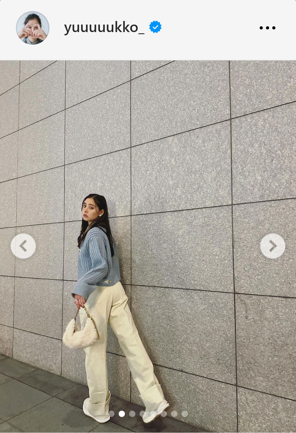 新木優子のインスタグラムから
