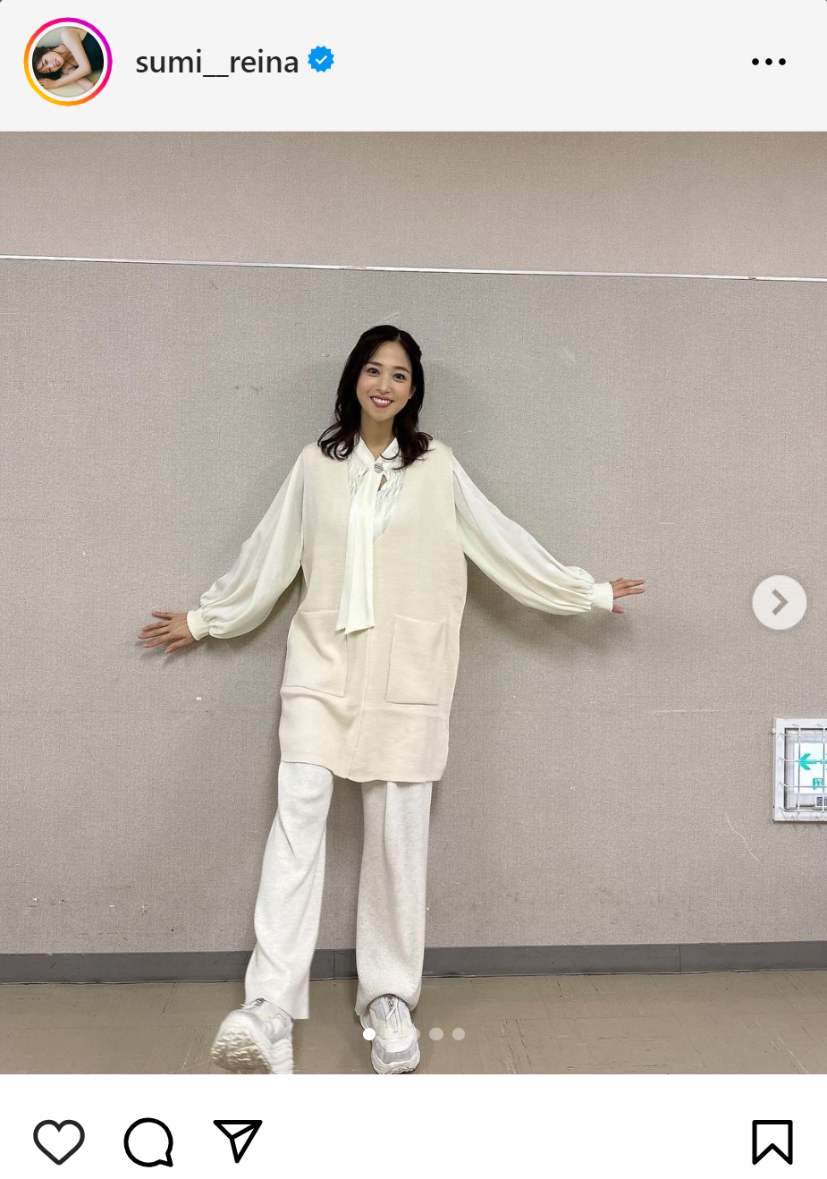 鷲見玲奈のインスタグラムから