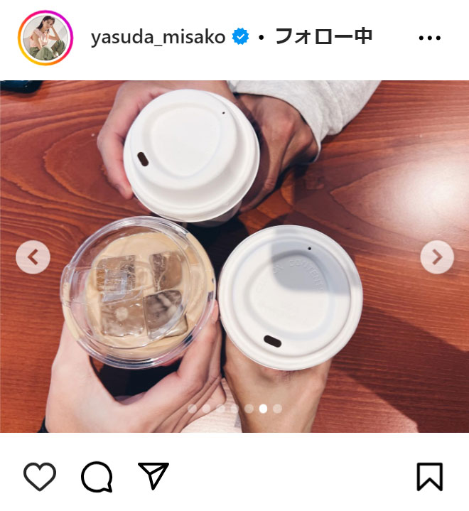 安田美沙子のインスタグラムから