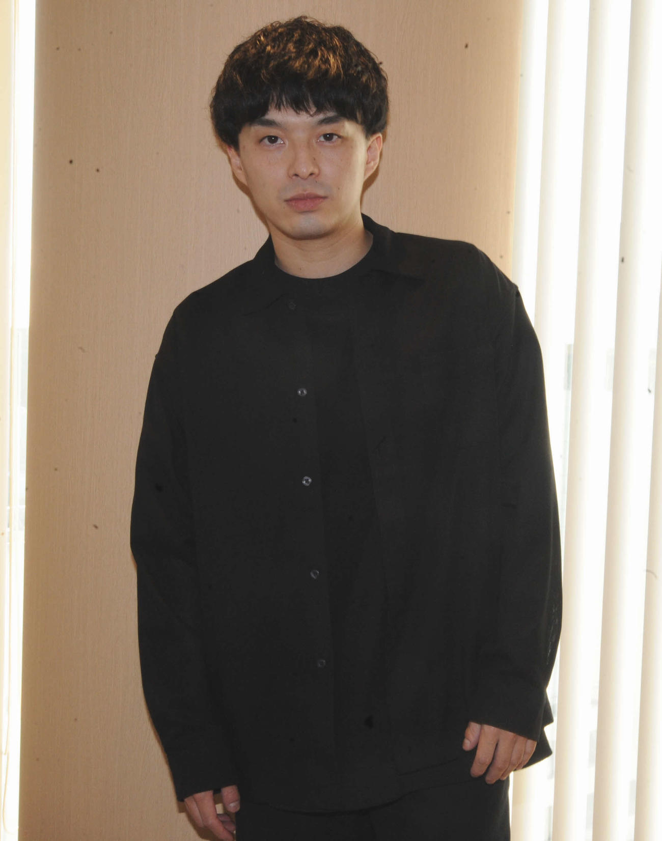 取材に応じた五十嵐諒（撮影・松尾幸之介）