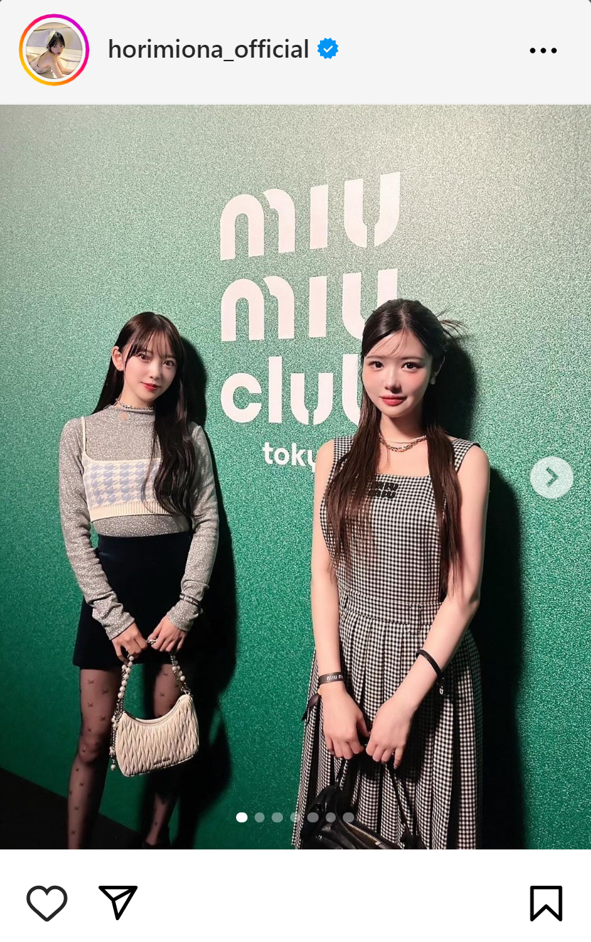 堀未央奈のインスタグラムから
