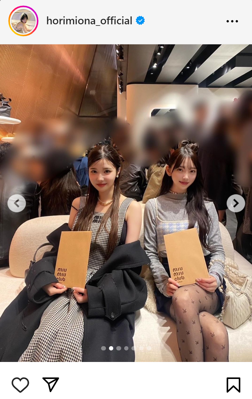 堀未央奈のインスタグラムから