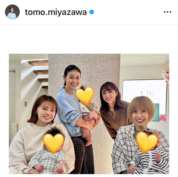 宮澤智アナのインスタグラムから