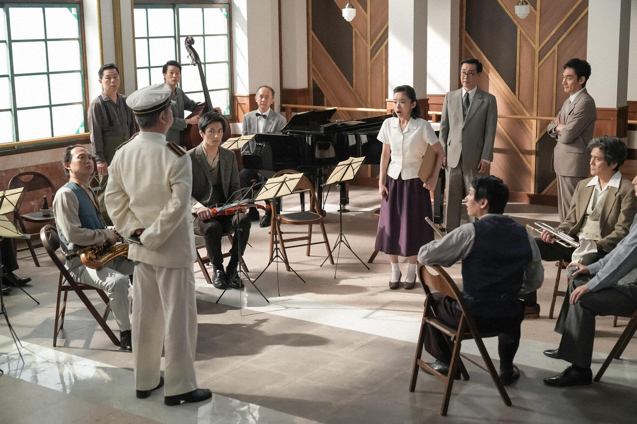 NHK連続テレビ小説「ブギウギ」の1場面（C）NHK