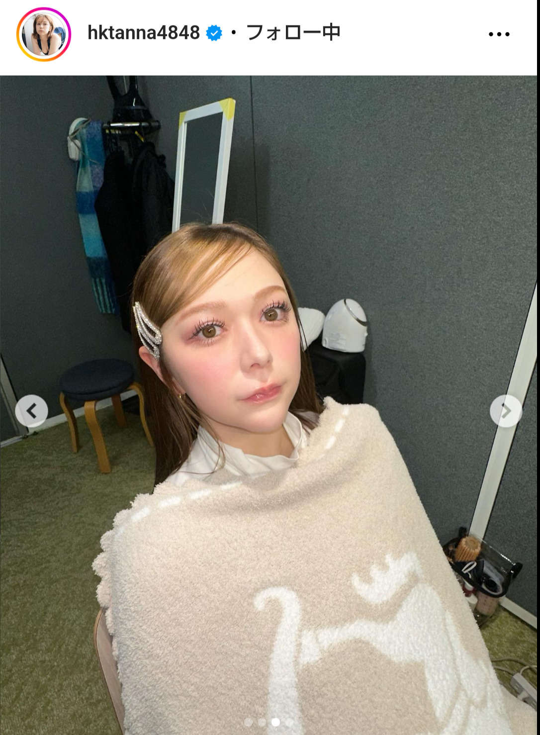 村重杏奈のインスタグラムから
