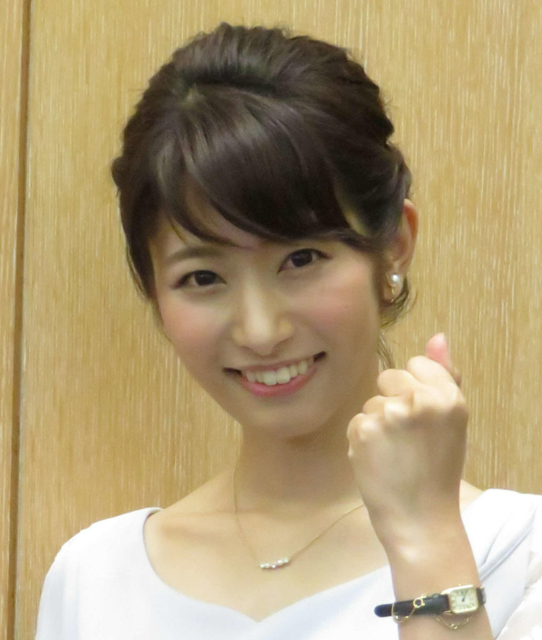 海老原優香アナウンサー（2017年9月撮影）
