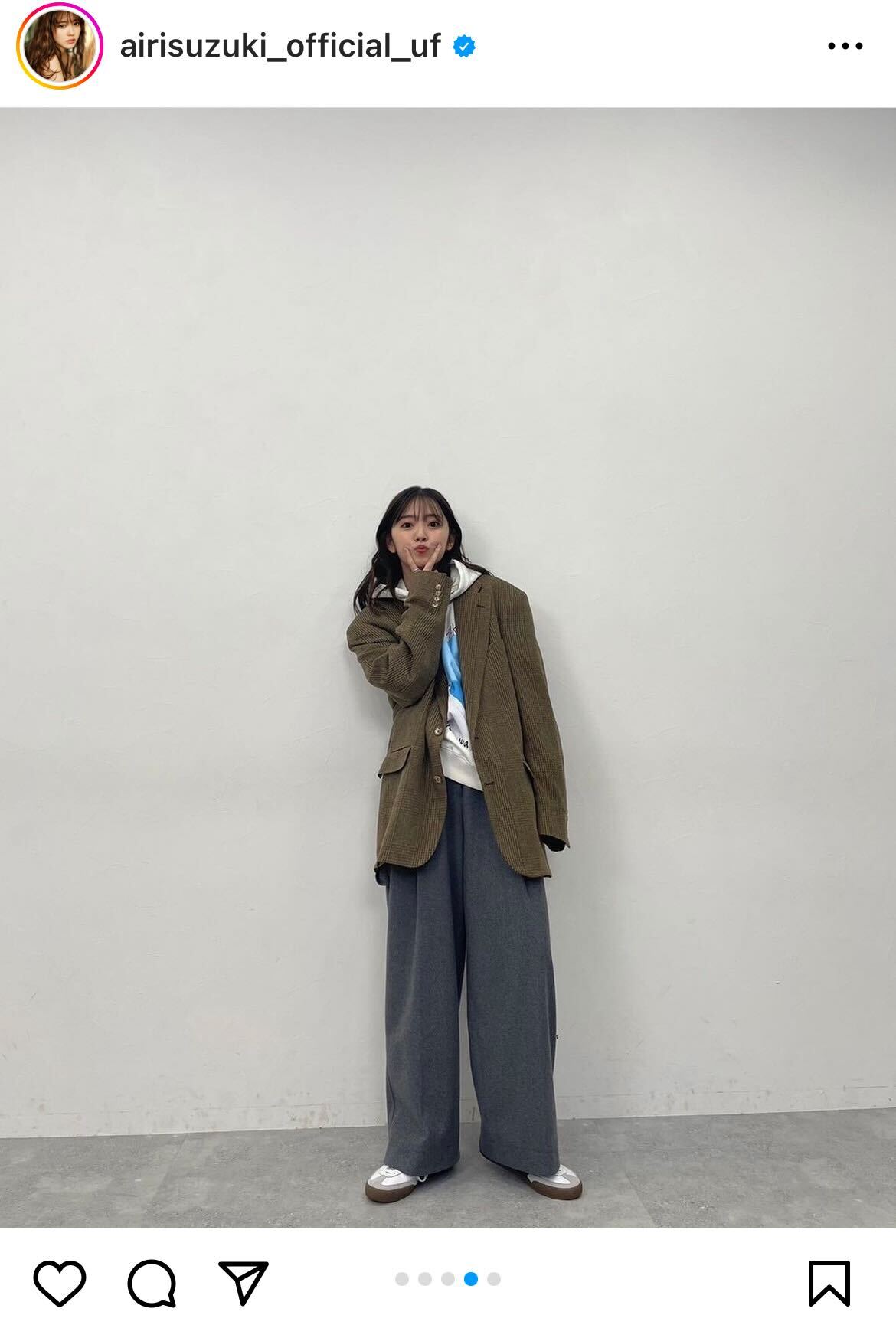 鈴木愛理インスタグラムから