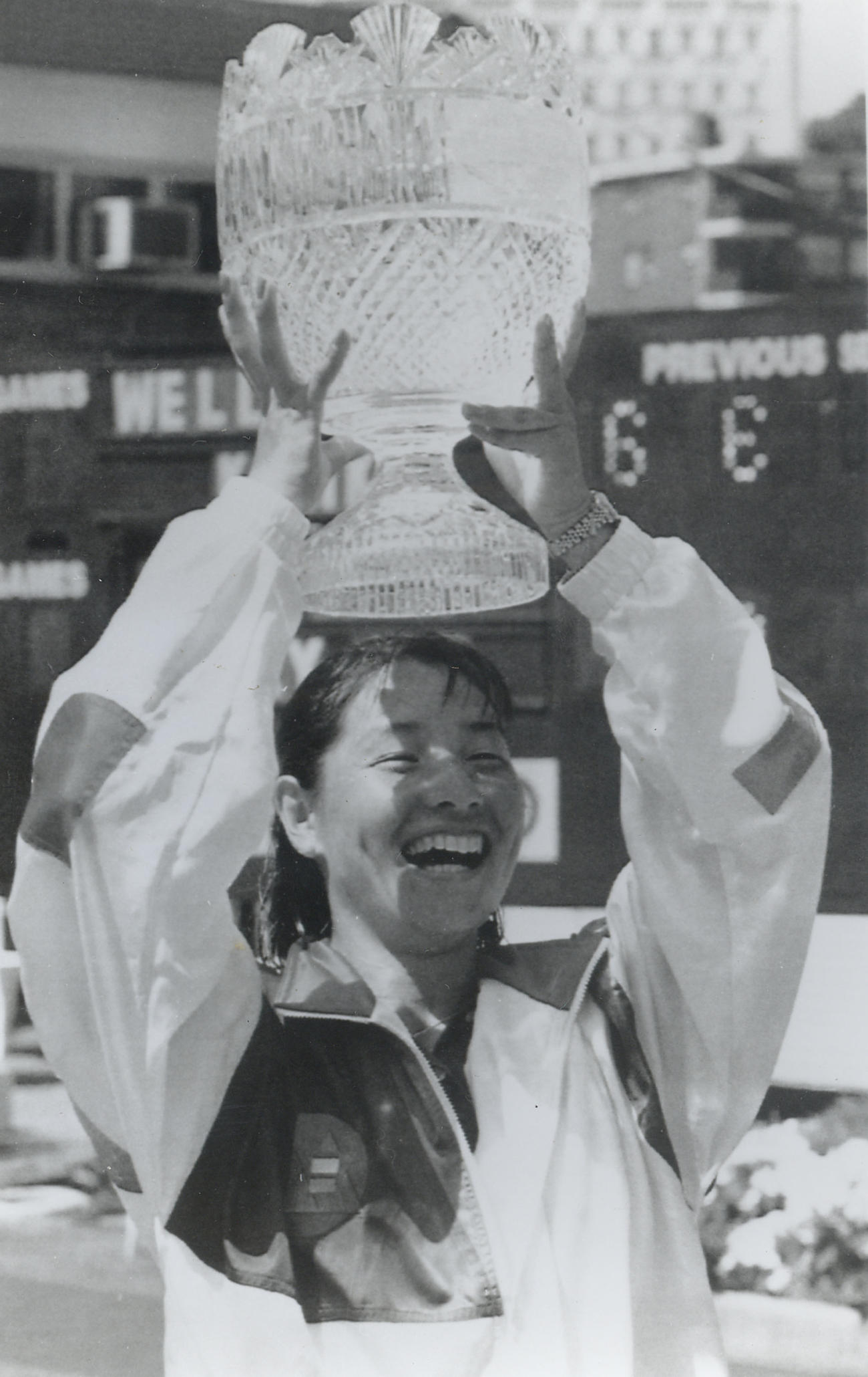 1994年1月16日、NEW SOUTH WALES TENNIS OPENに優勝した伊達公子さん