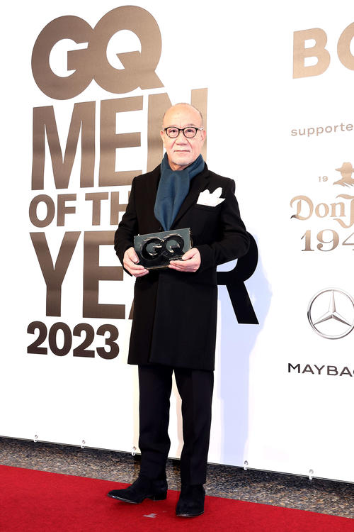 「GQ MEN OF THE YEAR 2023」でレジェンダリー・ミュージシャン賞を受賞する久石譲（撮影・河田真司）