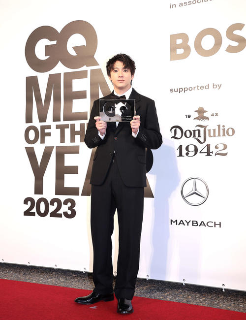 「GQ MEN OF THE YEAR 2023」でブレイクスルー・アクターー賞を受賞する山田裕貴（撮影・河田真司）