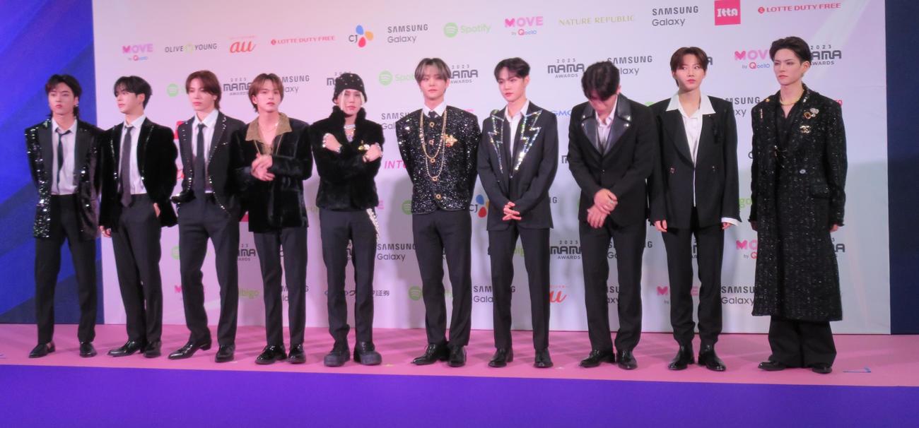 「2023 MAMA AWARDS」に駆けつけたTREASURE