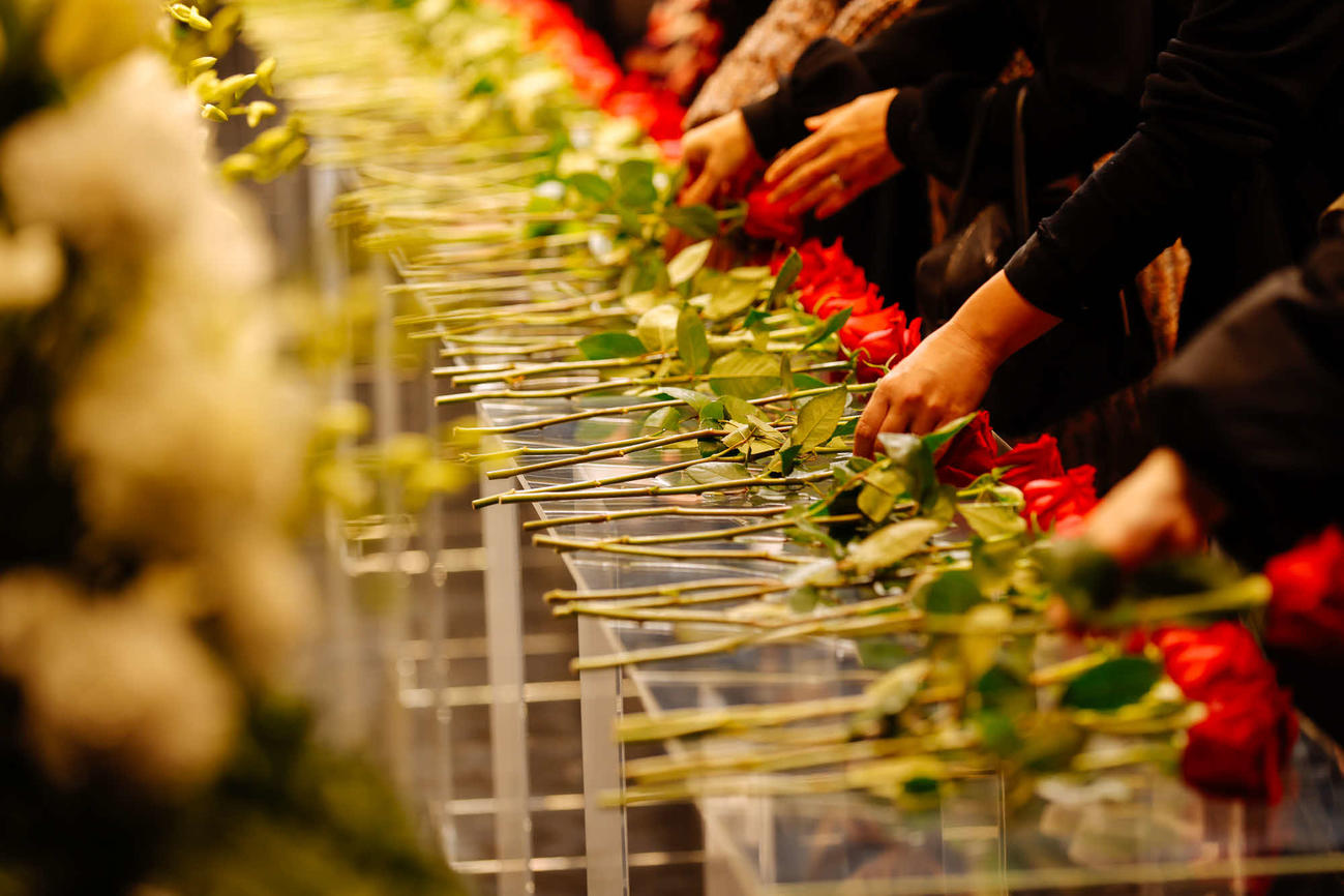 HEATH　お別れ会－献花式　「HEATH Farewell＆Flower Offering Ceremony」で祭壇に手向けられた花