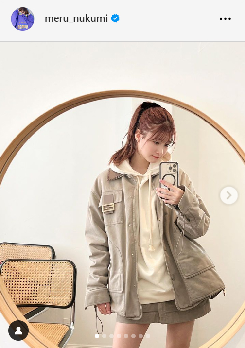 生見愛瑠のインスタグラムから