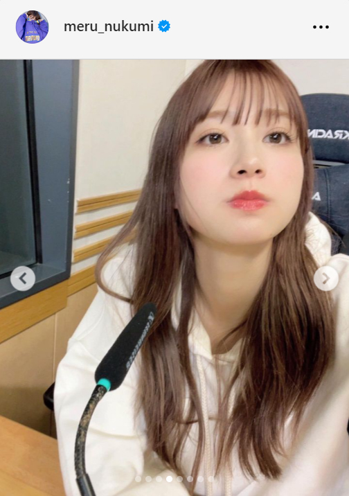 生見愛瑠のインスタグラムから