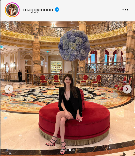 マギーのインスタグラムから