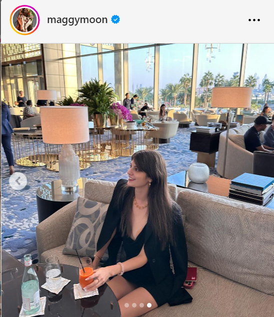 マギーのインスタグラムから