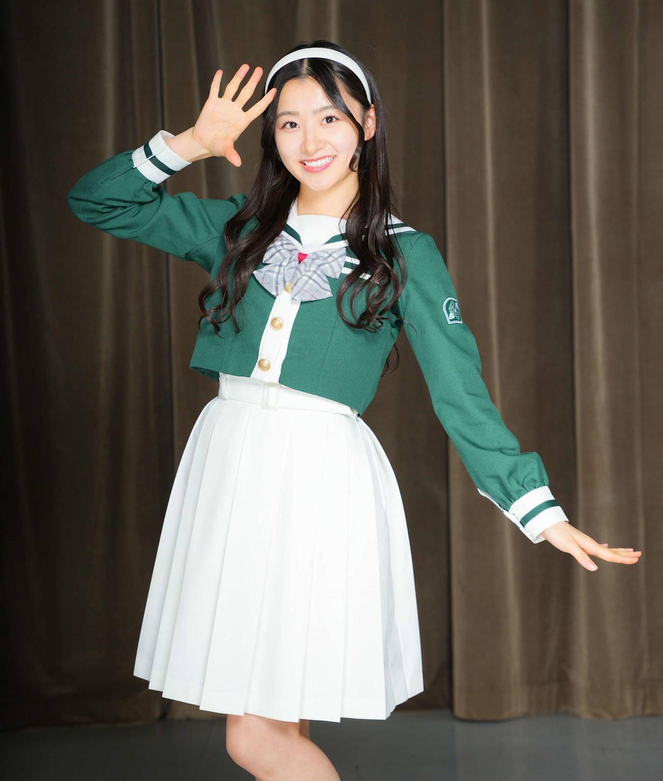 「スクールアイドルミュージカル」に向けて意気込む北条ユキノ役の杏ジュリア（撮影・垰建太）