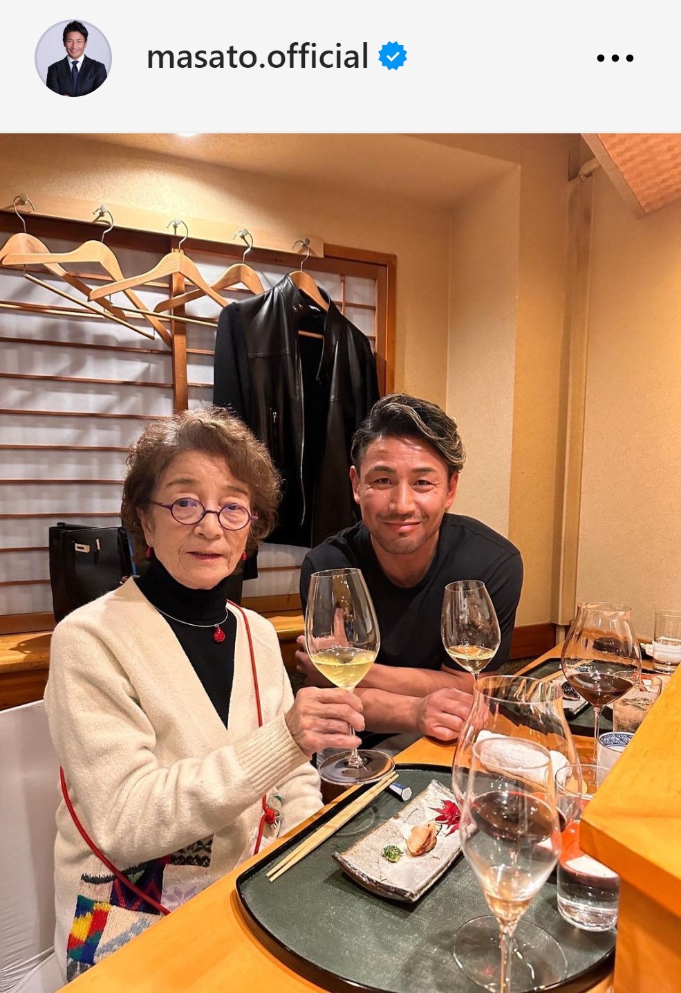 魔裟斗のインスタグラムから