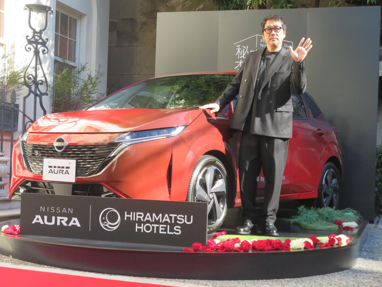 「秘密のオーベルジュ　Presented by NISSAN AURA」レセプションパーティーに出席した大森南朋